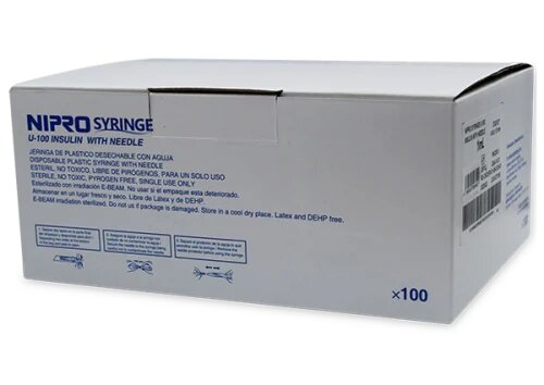 JERINGA INSULINA 100 JERS 27X13MM/1 ML