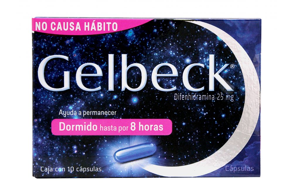 GELBECK 25 MG CAPS 10