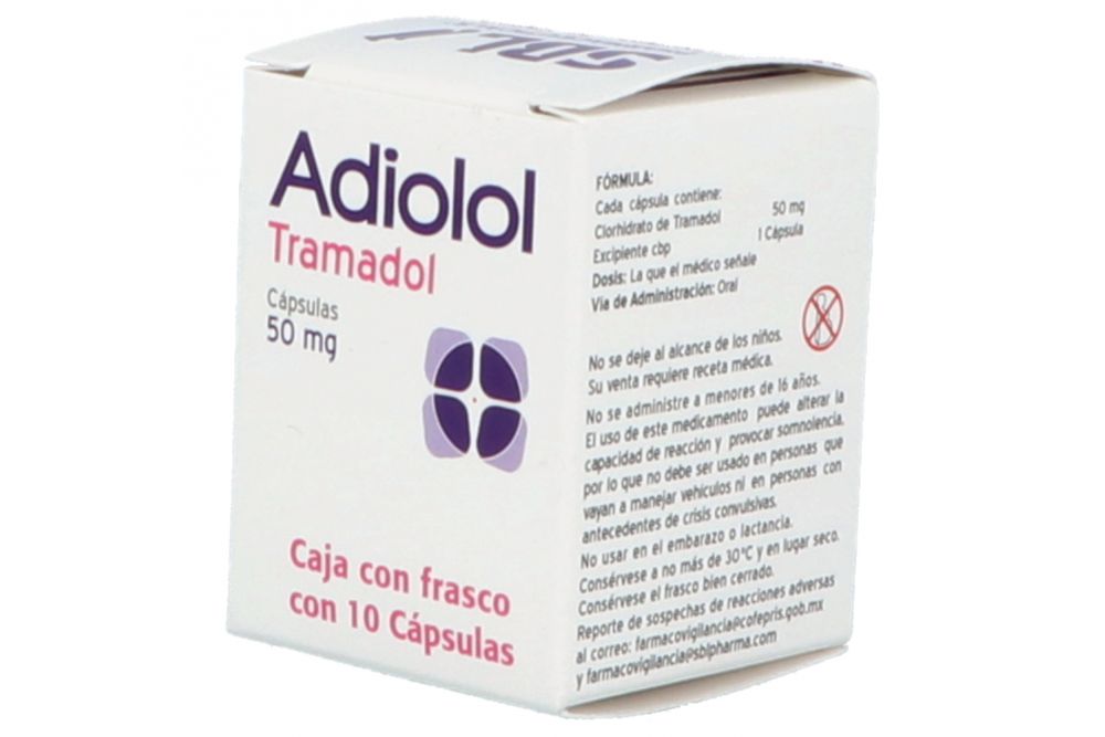 TRAMADOL 50 MG 10 CAPS LGEN