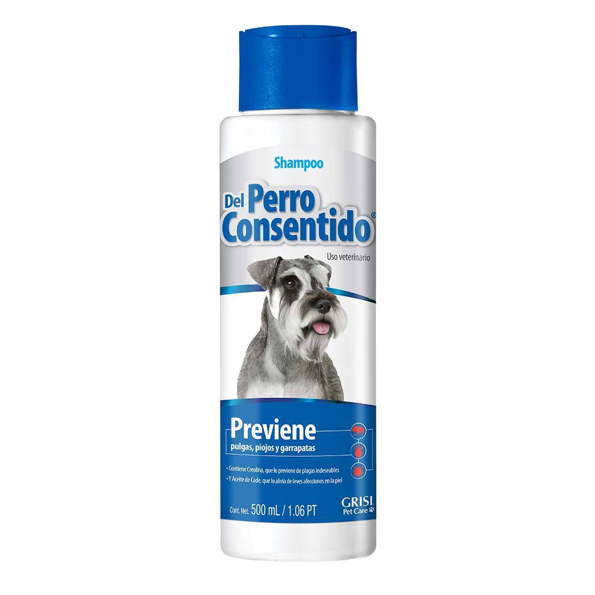 SHAMPOO DEL PERRO CONSENTIDO FCO. C/500 ML.