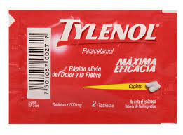 TYLENOL 500 MG 2 TAB S