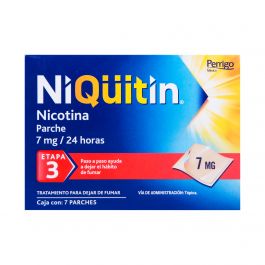 NIQUITIN 7MG 24H E3 C/7 PARCHE