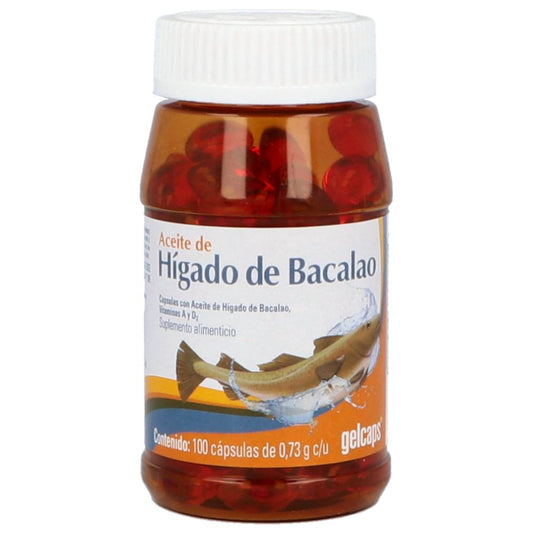 AC-HIGADO BACALAO GELCAPS 100 PERL