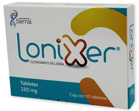 CLONIX-LISINA 250MG TAB 10 LGEN