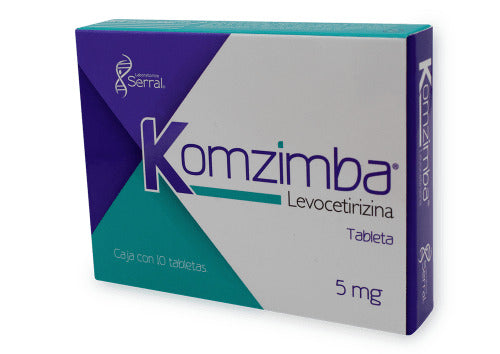 KOMZIMBA TAB 5 MG CAJA C10 (LEVOCETIRIZINA)