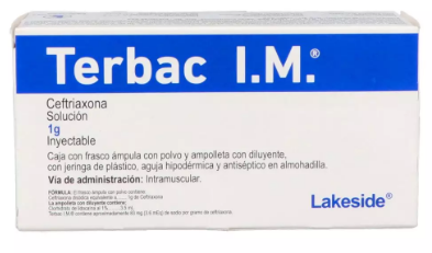 TERBAC IM 1 G SOL INY FA 5 PACK N