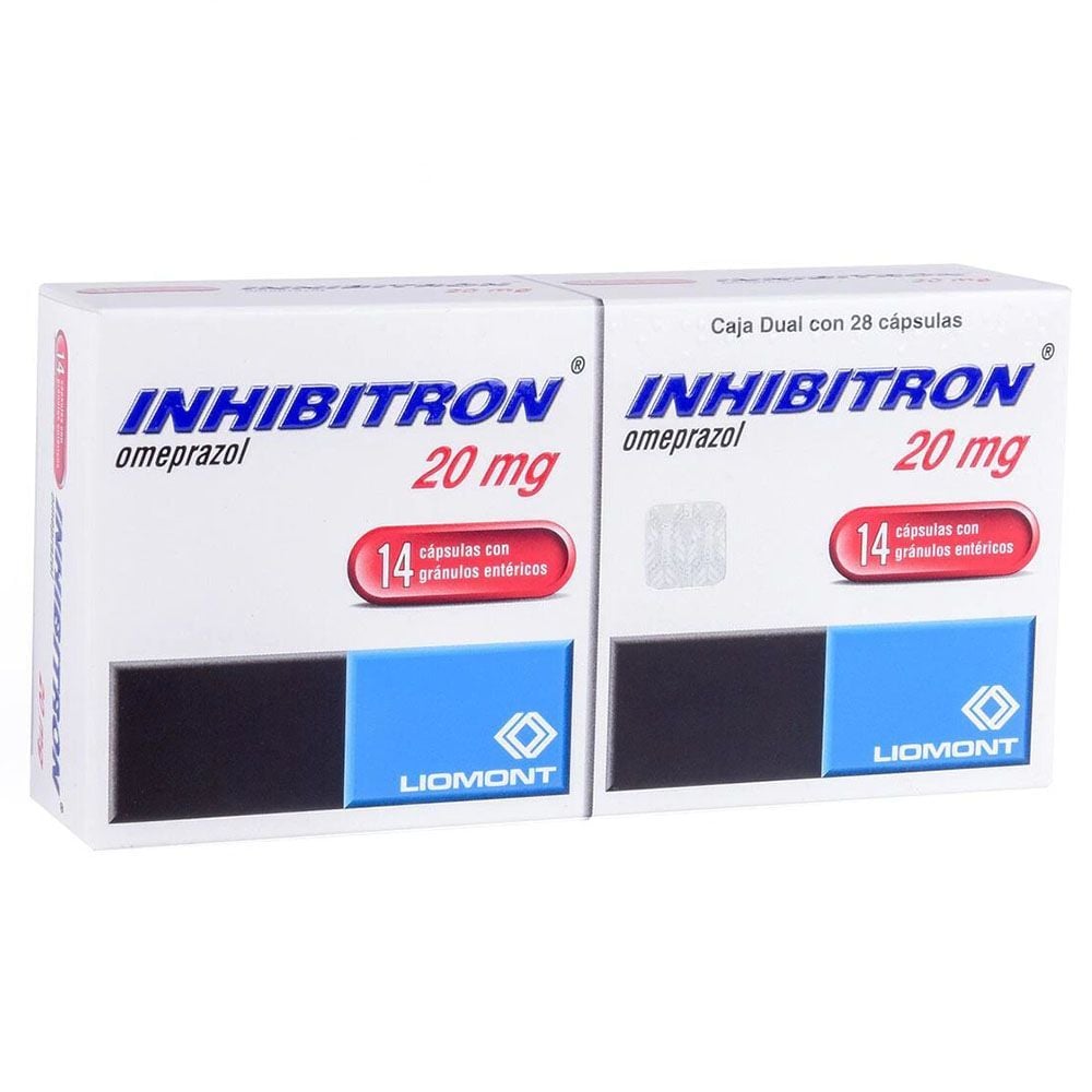 INHIBITRON DUAL 20MG 14 CAPS