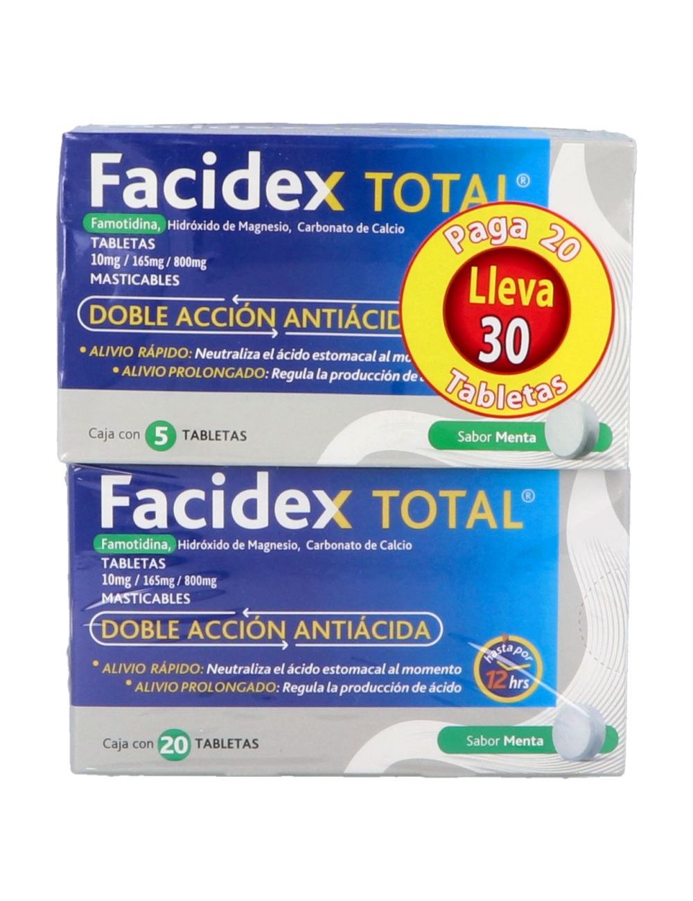 FACIDEX TOTAL 20 TAB MAST GTIS 10