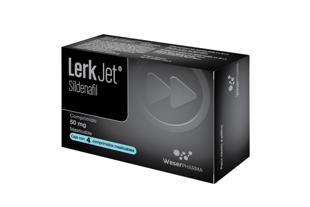 LERK JET 50 MG MASTICABLE 4 CPR