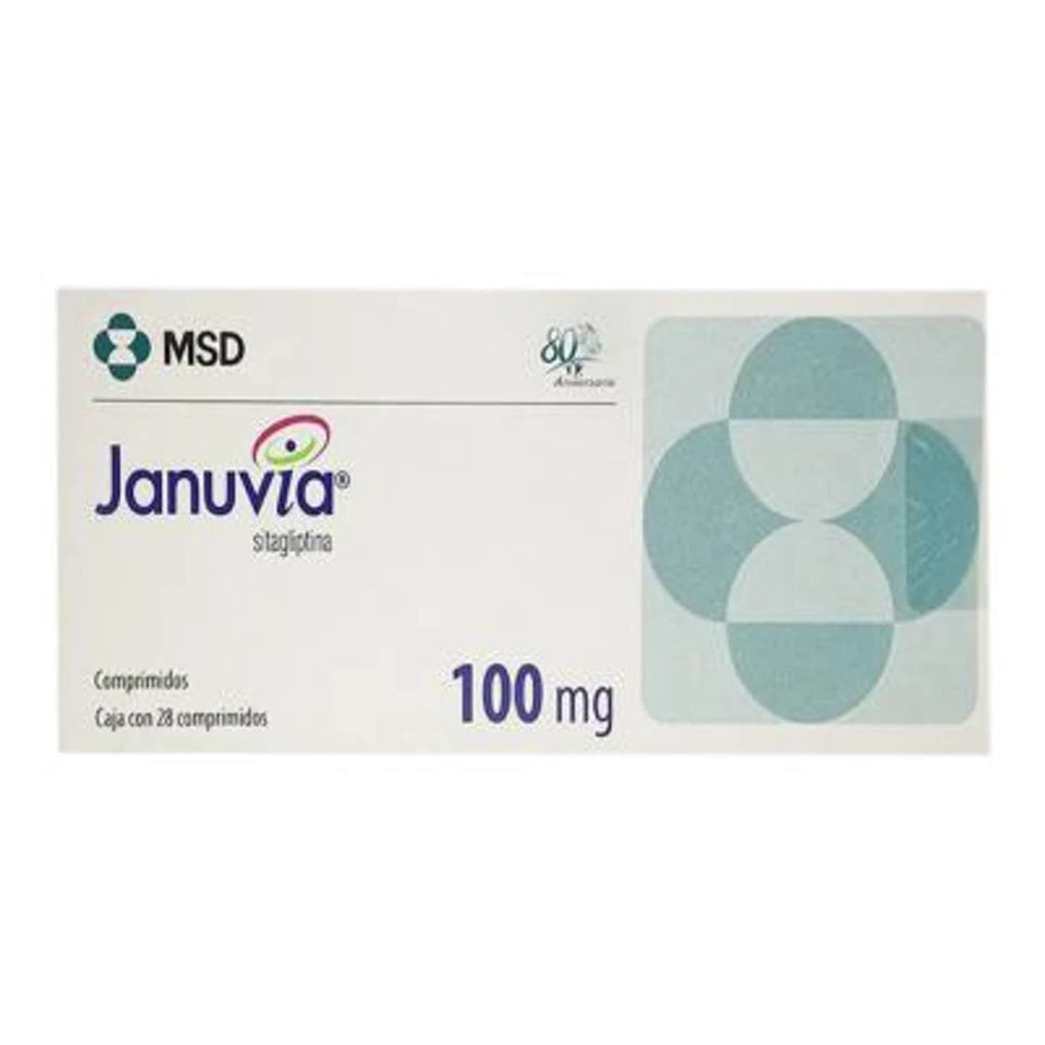 JANUVIA 100 MG 28 CPR REC