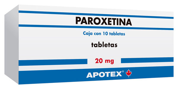 PAROXETINA 10 TAB 20 MG