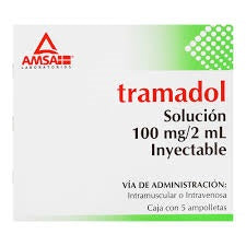 TRAMADOL 100MG S.INY AMP5 LGEN