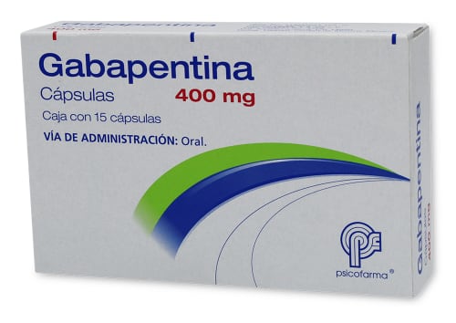 GABAPENTINA 400 MG 15 CAPS LGEN