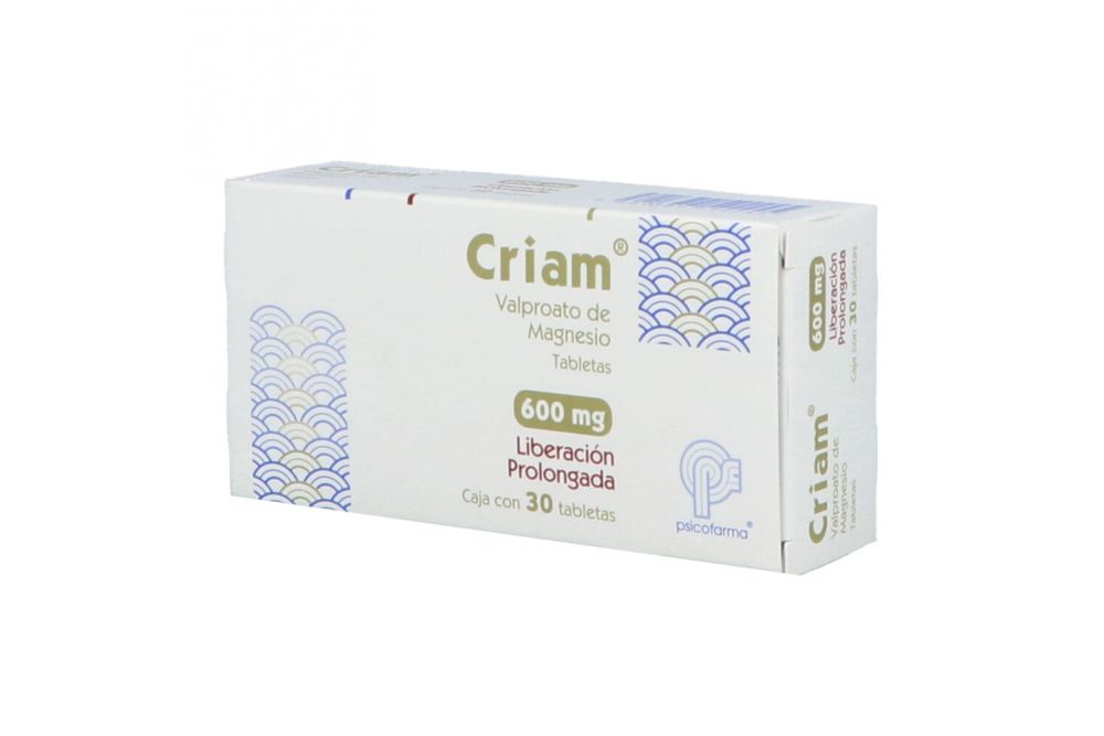 CRIAM 600 MG 30 TAB