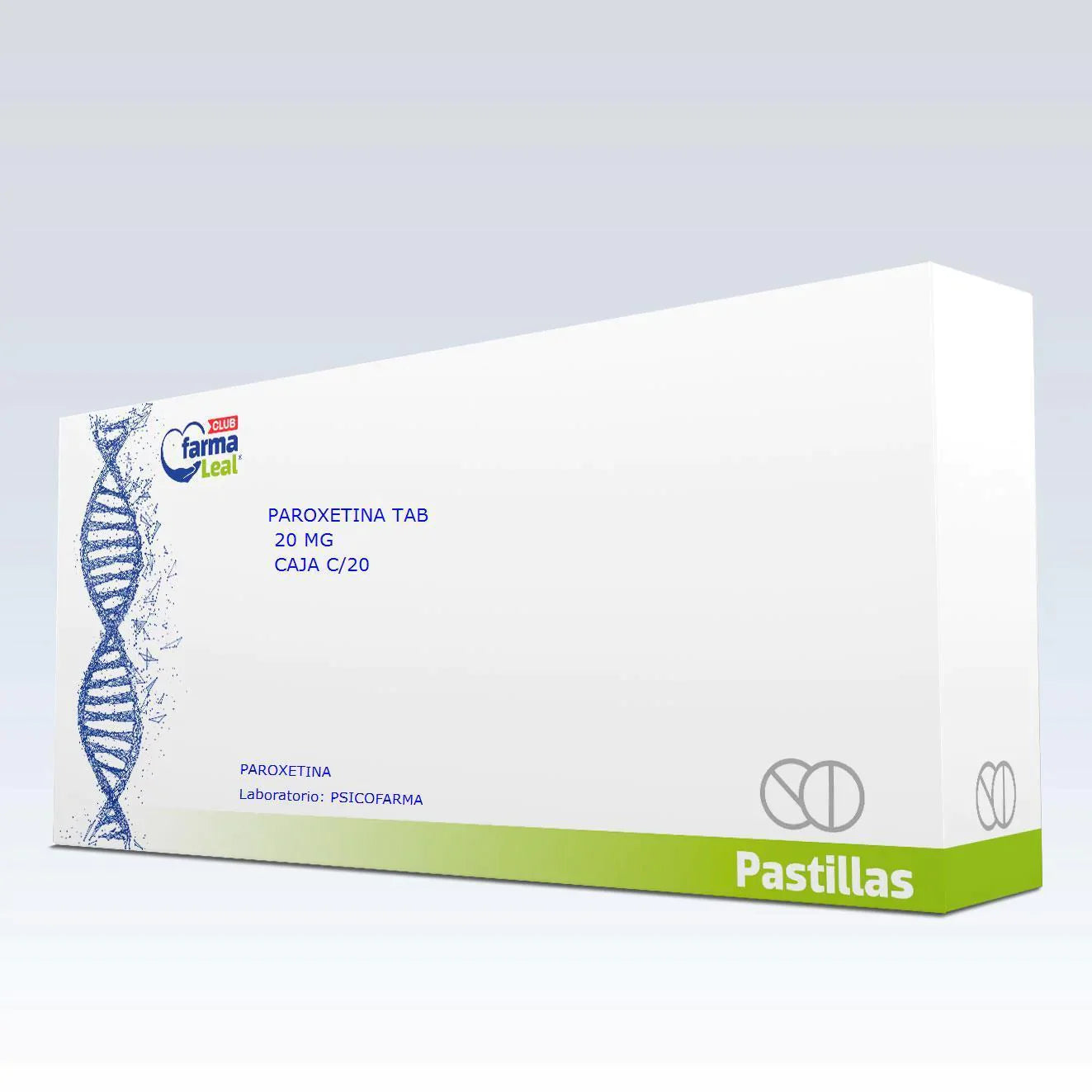 PAROXETINA 20 MG 20 TAB LGEN