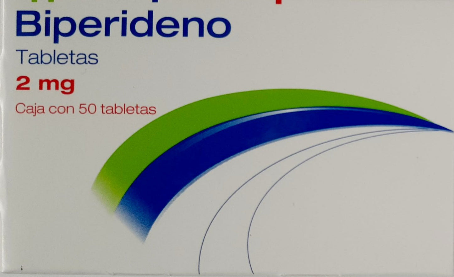 BIPERIDENO 2 MG 50 TAB LGEN
