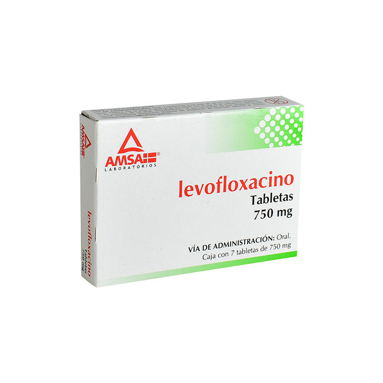 LEVOFLOXACINO TAB 750 MG CAJA C7