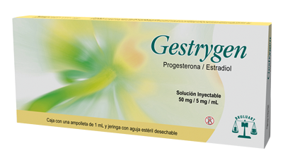 GESTRYGEN INY. 50/5 MG. CAJA C/1 AMP. C/1 ML.
