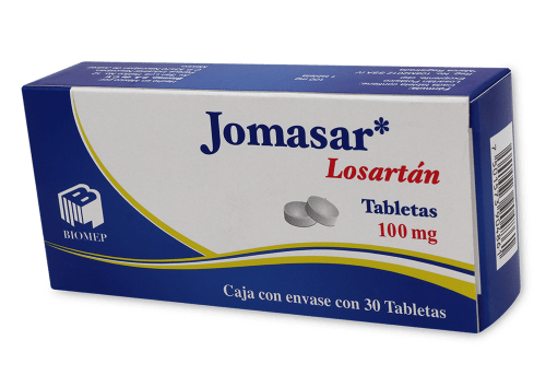 JOMASAR TAB. 100 MG. CAJA C/30