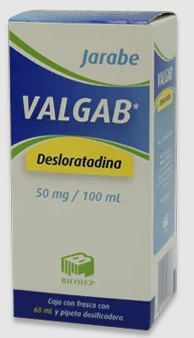 VALGAB JBE. CAJA C/FCO. C/60 ML. C/PIPETA DOSIFICADORA