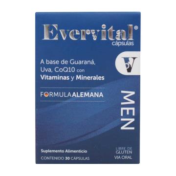 EVERVITAL MEN SUP ALIM 30CAPS