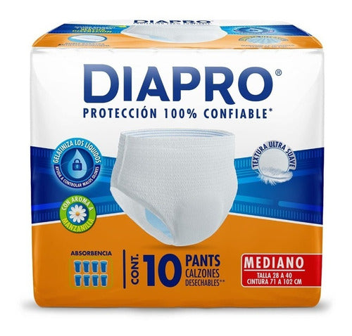 PANAL DIAPRO PANTS MED C/10