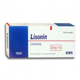 LISONIN INY. 300 MG. CAJA C/1 AMP. C/1 ML.