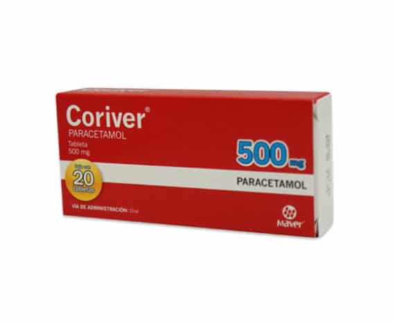 CORIVER TAB 500 MG CAJA C20