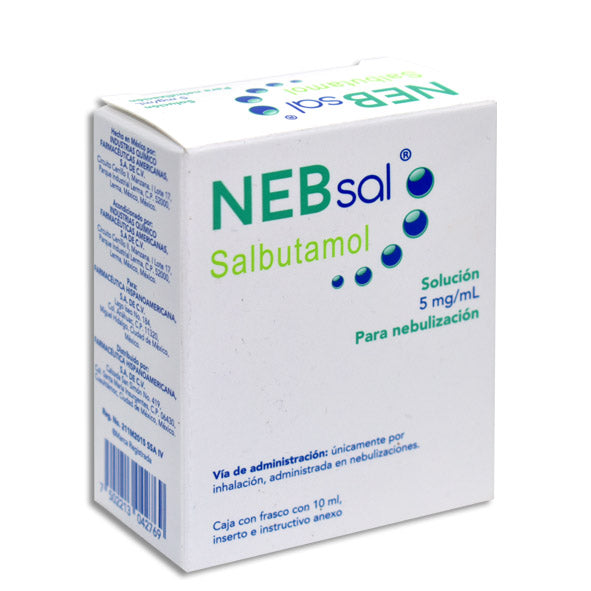 NEBSAL 5MG SOL INH FCO 10ML LGEN
