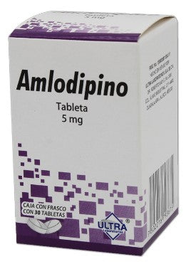 AMLODIPINO 5 MG FCO 30 TAB LGEN