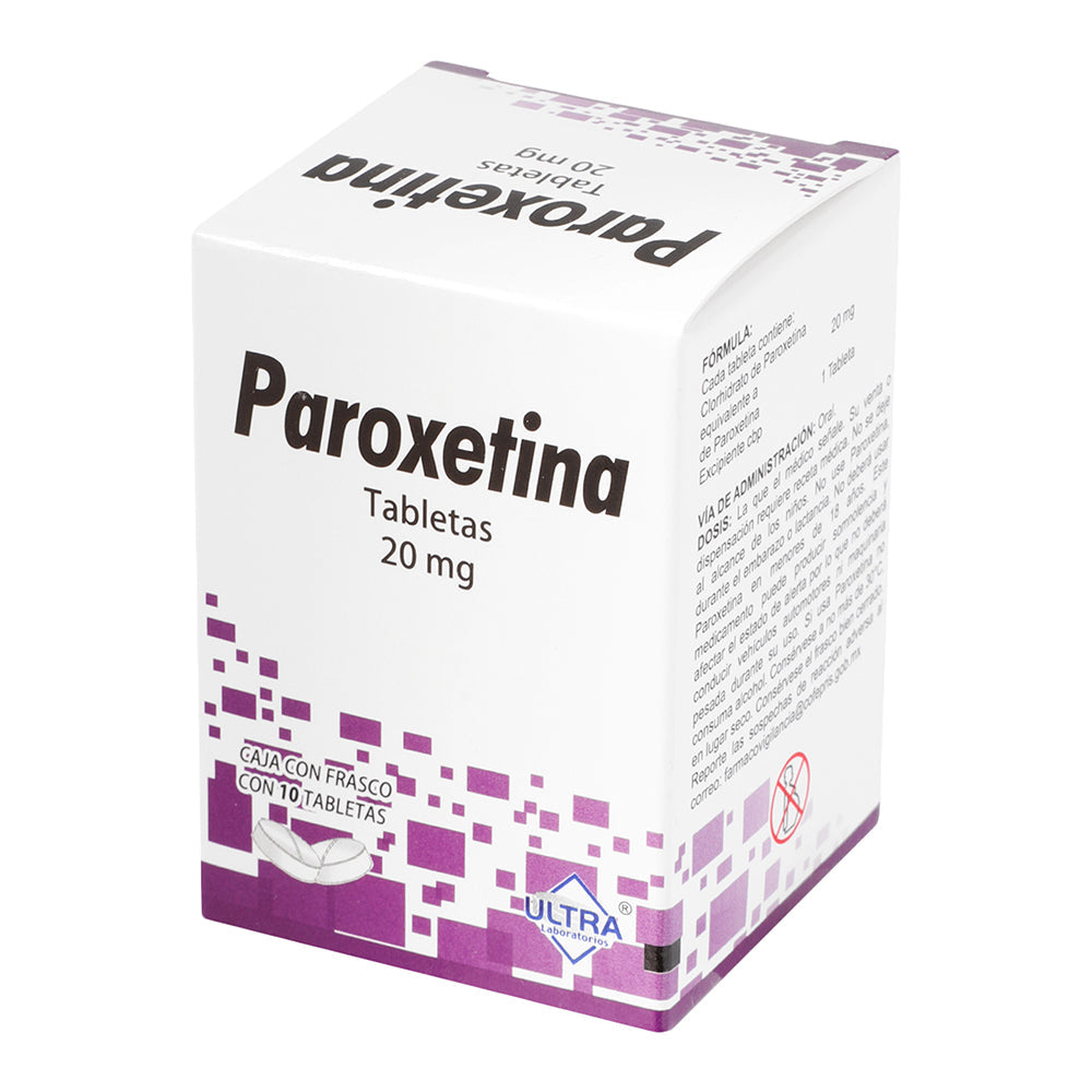 PAROXETINA 20 MG 10 TAB LGEN