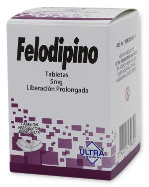 FELODIPINO 5 MG 20 TAB ULT LGEN