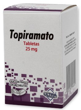 TOPIRAMATO 25MG 20 TAB ULT LGEN