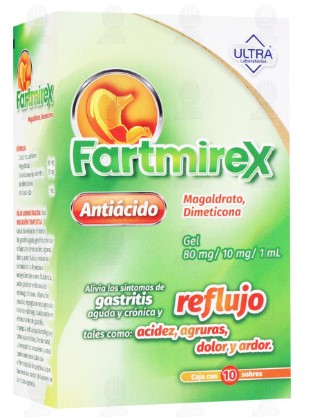 FARTMIREX 80MG/10MG/1ML GEL10SB N
