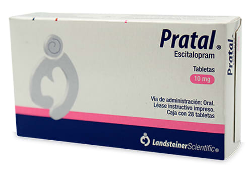 ESCITALOPRAM TAB 10 MG CAJA C28 (PRATAL)