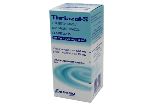 THRIAZOL-S SUSP. 40/200 MG. CAJA C/FCO. C/120 ML.