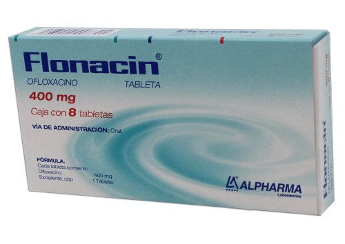 FLONACIN TAB. 400 MG CAJA C/8
