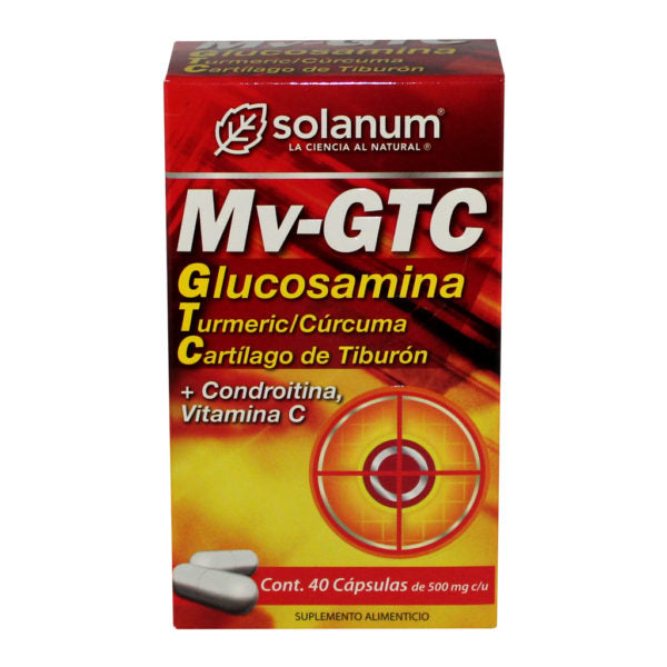 MV-GTC SUP ALIM GLUCOSAM 40CAPS