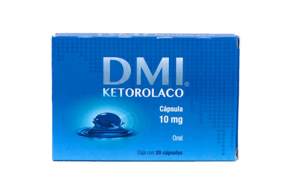 DMI KETOROLACO 20 CAPS 10 MG