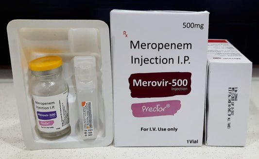 MEROPENEM INY I.V. 500 MG CAJA CFCO AMP CPVO (MERONNY)