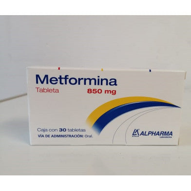 METFORMINA 30 TAB 850 MG
