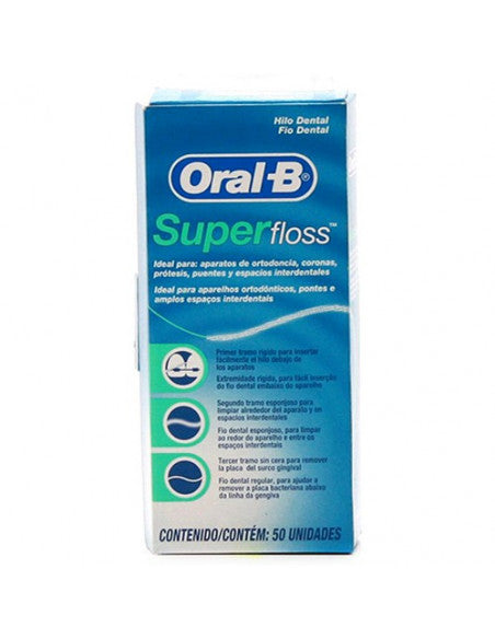 HILO DENT ORAL-B SUPER-FLOSS C/50