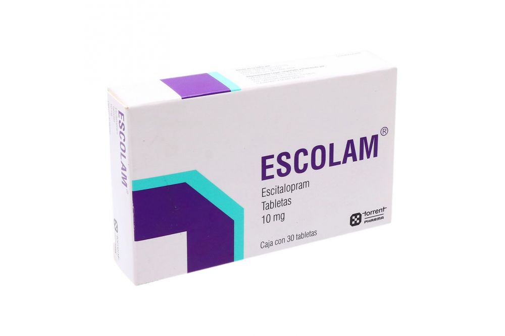 ESCOLAM 10 MG 30 TAB