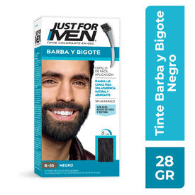 TIN JUST F-MEN BARBA/B NEGRO