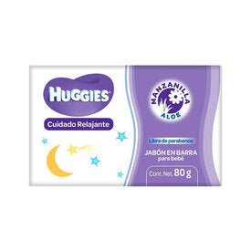 JBN HUGGIES S-LAVANDA EN BARRA 80G