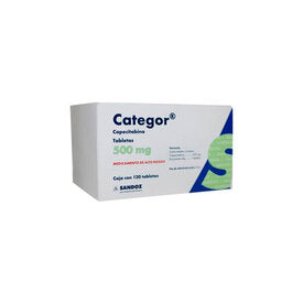 CATEGOR 500 MG 120 TAB
