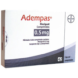 ADEMPAS 0.5 MG 42 CPR