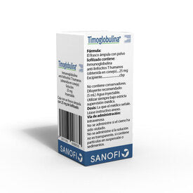 TIMOGLOBULINA 25MG SOL INY FA PVO