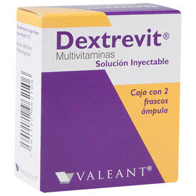 DEXTREVIT INY. I.V. CAJA C/2 FCOS. AMP. C/10 ML.