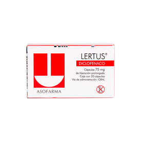 LERTUS 75 MG 20 CAPS